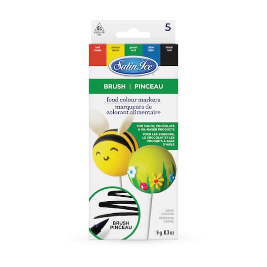 Satin Ice® Brush Tip Food Color Markers Set